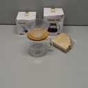 shoxil Pour Over Coffee Maker Set  Drip Coffee Pot with bamboo Handle, Glass Coffee Dripper & 100 Filters, 20oz/600ml Capacity (Square)