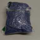 Chyhomenyc Bennet Blue Curtains 45 Inch Length 2 Panels, Faux Linen Textured Semi Sheer Light Filtering Soft Airy Rod Pocket Window Treatment Drapes for Living Room Bedroom, Each 30" Wx45 L