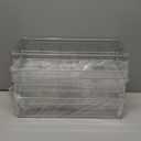 ClearSpace Plastic Storage Bins with Divider  Perfect Kitchen Organization or Pantry Storage  Fridge Organizer, Pantry Organization and Storage Bins, Cabinet Organizers