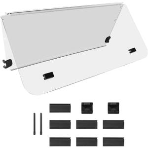 Club Car DS NEW Flip Flop Compact Golf Cart Windshield, Clear Color, 3/16" Thickness, Fits Club Car DS 2000.5+ NEW