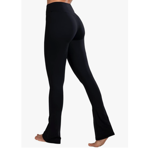 High Waist Mini Flared Leggings for Women, Tummy Control Casual Flare Yoga Pants for Yoga Workout Gym, XL