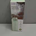 BellyBottle Pregnancy Water Bottle Tracker Must Haves for Expecting Moms Nausea Relief + Straw + BPA Free Green