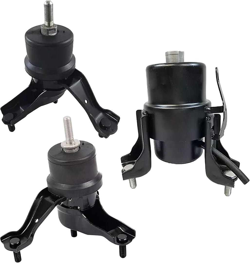 Engine Motor Mount and Transmission Mount Kit Compatible with 2007-2009 Lex-us RX350, 2007-2010 Toyota Sienna V6 3.5L Front Motor Mounts Kit