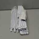 Foldable Drying Rack Clothing, 3-Tier Portable Clothes Drying Racks for Indoor & Outdoor, Anti-rust Compact Laundry Rack Collapsible, Compact Size, 15 lbs Max Load, White 28"D x 10"W x 35"H