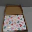 Amazon Basics Kid's Butterfly Friends Soft Easy-Wash Microfiber 3-Piece Sheet Set, Twin, Multi-Color Butterflies, Printed