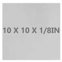 6061 T651 Aluminum Sheet Metal 10 x 10 x 1/8(0.125") Inch Flat Plain Aluminum Plate Covered with Protective Film, 3MM Heat Treatable Rectangle Aluminum Metal Plate for Crafting, Industrial