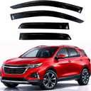 KPY Rain Guards Fit for 2018-2024 Chevrolet/Chevy Equinox, Out-Channel Window Visors Vent Wind Deflectors 4PC, Car Accessories for 18-24 Equinox