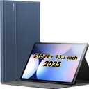 INFILAND Case for Samsung Galaxy Tab S10 FE Plus 5G, Slim Multi-Angle Stand Cover with S Pen Holder for Galaxy Tab S10 FE+ 13.1 Inch (SM-X620/SM-X626B) 2025 Tablet Auto Wake/Sleep (Blue)