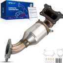 KAX Catalytic Converter Compatible with Honda Accord 2.4L 2013-2017, CR-V 2015-2016, Stainless Steel High Performance 1PC (EPA Compliant)
