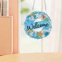 3 x MVVMTOP 5.7x5.9inch Diamond Painting Kits Ocean Hanging Pendant DIY Marine Organism Wreath Ornaments Shaped Diamond, HGJ081