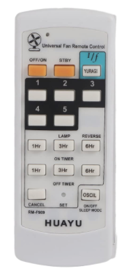 Fan Remote Control for ELMARK, Universal Electric Cooling Fan Remote Control Controller for ELMARK, White 