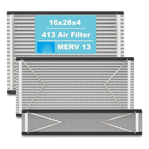 (2Pack) 413 Replacement Filter Compatible with AprilAire Whole House Air Purifier 4400, 3413, 2416, 2413, 1610, 1413 MERV 10, Actual Size: 16.75" x 27.75" x 4", Nominal Size: 16''x28''x4''