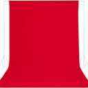 TRLYC Red Background Backdrop - 10x10FT Backdrops Background for Photography Red Photo Booth for Photoshoot Photography Screen Video Recording Parties Curtain