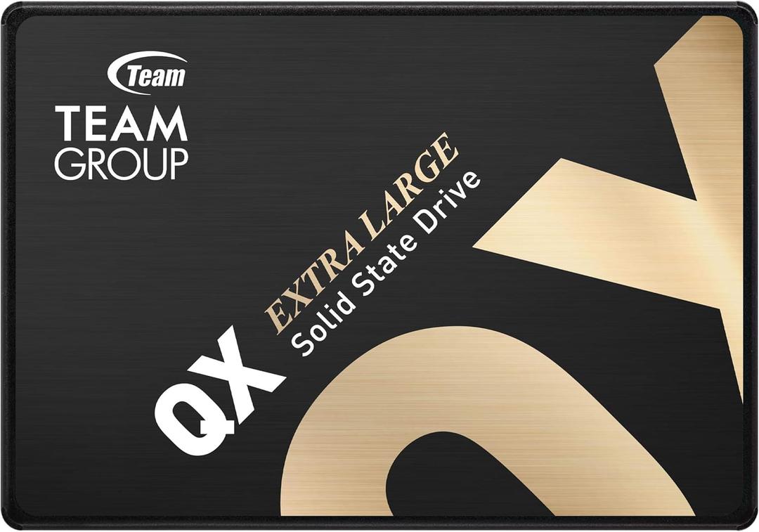 TEAMGROUP QX 1TB 3D NAND QLC 2.5 Inch SATA III Internal Solid State Drive SSD R/W Speed up to 560/500 MB/s 200TBW Laptop & PC Desktop T253X7001T0C101