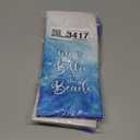 Kitchen Towels for Women- Funny Joked Life is Better at The Beach Saying Microfiber Bar Tea Towel, for Mom Friends Hostess New Home on Birthday Christmas-Blue 16" x 24"