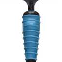Master Grooming Tools Ergonomic Double-Row Undercoat Rakes Efficient Tools for Grooming Dogs, 39 Pins, Blue
