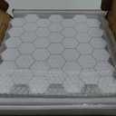 10-Sheet Hexagon Peel and Stick Tile Backsplash,Waterproof Stick on Backsplash, 11.42" x 11.42" Self-Adhesive Marble Tiles for Kitchen,Bathroom,Bedroom (White)