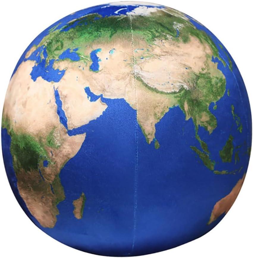 8inch Realistic Earth Plush Pillow, Space Planet Stuffed Plush Toy, Birthday Xmas Gift for Kids (Light Earth)