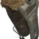 Leconpet Dog Aviator Hat, Dog Winter Pilot Hat with Ear Flaps for Cold Weather (Brown, 2X-Large (Pack of 1))