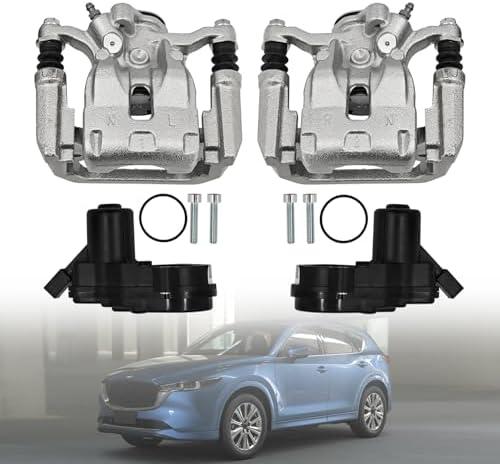KAY02671XA KAY02661XA Left&Right Pair Rear Disc Brake Caliper w/Motor Compatible with Mazda CX-5 2016-2023 2.2L 2.5L