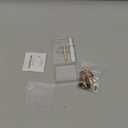 BTArtbox Press On Nails Short - Lamp-Curable Leopard French Tip Almond Press On Nails with Glue for Women, Semi-Transparent Soft Gel Glue On Nails in 16 Sizes - 32 Stick On Nails Kit, Wild Cheetah