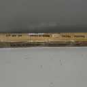 1" Window Treatment Curtain Rod with Cylindrical Cap Finials, Single Drapery Rod Adjustable Length 36-72", Matted Nickel