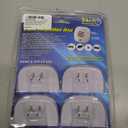 Bell+Howell Upgraded 2025 Ultrasonic Pest Repeller Indoor 4 Pk, Mice Repellent Indoor Home Kit, DIY Pest Control at Home, Plug in Spider Repellent, Rodent Repellent, Bug, Insect, Family & Pet Safe (4 Count (Pack of 1))