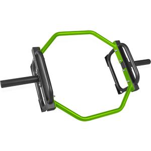 CAP Barbell Olympic Trap Bar and Shrug Bar for Deadlifts (Green)