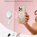 ESR for MagSafe Suction Mount, Sticky Phone Grip, Magnetic Phone Suction Grip, Silicone Suction Cup Phone Mount, Hands-Free Mirror Phone Holder for iPhone 17 16/Android/S25/Google, TikTok/Video, White