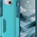 jaroco for iPhone 13 Case & iPhone 14 Case & iPhone 15 Case [Heavy Duty Protection][Compatible with MagSafe][Military Grade Drop Protection][Shockproof] with Non-Slip Removable Phone Cover 6.1''-Teal