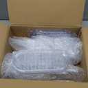 Shoe Slots Organizer, 15 Pack - Adjustable Shoe Stacker for Closet Storage, Clear Double Layer Space Saver, Durable and Stackable Shoe Holder for Sneakers Heels and Flat