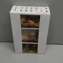 SAKRINGT 2 Pack Cordless Table Lamp Rechargeable,5000mAh Battery Operated Portable LED Table Light,Dimming Desk Lamp for Patio/Restaurant/Outdoor (Wood)