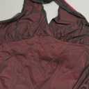 Women's Plus Size Ruffle Halter Dress V Neck Fishtail Bodycon Party Long Mesh Dresses (XX-Large Plus, Purple)