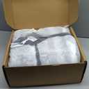 Hyde Lane Luxury Fluffy Faux Rabbit Fur Throw Blanket - Ultra Soft Cozy Blankets for Sofa, Couch, Bedroom | Warm Thick Fuzzy Throws As a Gift, Snow Lynx, 60"x80"