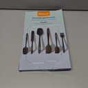 NileHome Silicone Spatula Set, 6 Pieces Food Grade Kitchen Utensils with Silicone Brush Heat Resistant BPA-free Rubber Spatula for Scraping, Baking, Cooking, Mixing