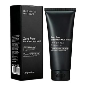 Blackhead Remover Mask Kit, 100ml Charcoal Peel-Off Face Mask for Men & Women, Facial Mask Deep Cleansing for Face Nose Blackhead Pores Acne, for Oily & Combination Skin, 4.23 Fl Oz 
