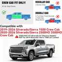 Under Seat Storage for 2019-2026 Silverado/Sierra Crew Cab