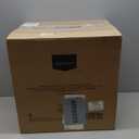 Amazon Basics Plastic Storage Containers with Secure Latching Lids, Stackable Organization Bins, 32 Quart, Set of 5, Clear/Grey