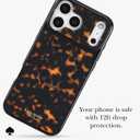 kate spade new york iPhone 17 Pro Max Case - Compatible with MagSafe - Designer Phone Case - Tortoise