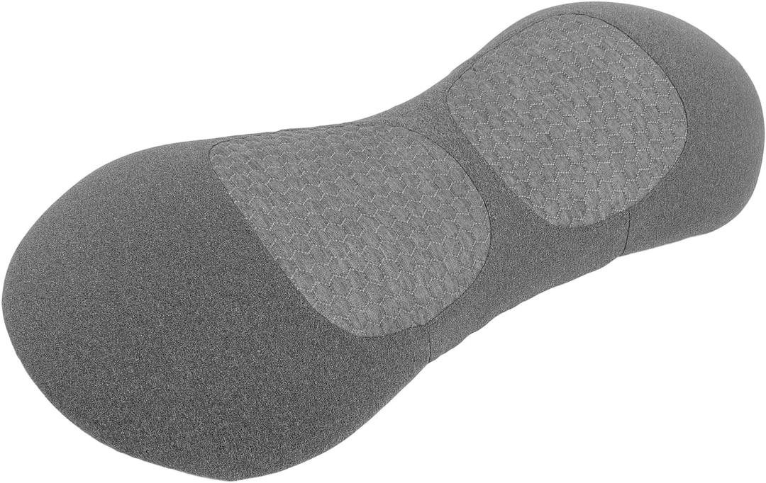 Waist Support Pillow with Memory Foam, Ergonomic Design for Sleeping, Lower Back Support (Classic Grey)