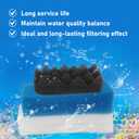 12Pcs Canister Filter Media for Fluval 406/407 Bio Foam Value Pack, Replacement Aquarium Filter Medias