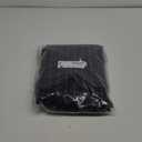 Homaxy 100% Cotton Terry Kitchen Towels(Black, 20 x 28 inches), Checkered Designed, Soft and Super Absorbent Dish Towels, Large 4 Pack (Black)