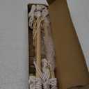 Dahey Hanging Jewelry Organizer Macrame Necklace Holder with 30 Hooks Wall Mounted Jewelry Hanger Over Door Necklace Rack with Tassel for Necklace Bracelet Earring Headband Bow Organizer