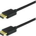 GE HDMI Cable Kit, 6ft. HDMI Cable with Mini HDMI Adapter and Micro HDMI Adapter, High Speed with Ethernet, Gold Connectors - Bl