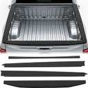 5.5FT Truck Bed Rail Caps Fit for 2015-2024,2025 Ford F150,TPE Bed Side Rail Protector & Tailgate Molding Cover, Automotive Exterior Accessories