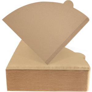 200 Count Coffee Filters 2, Cone Coffee Filters, Unbleached Natural Disposable Paper Filter 2-4 Cup Fits for Pour Over Dripper and Coffee Maker, Suitable for Home Coffee Shop Commercial