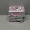 Joligrace Makeup Case Portable Makeup Box Travel Train Case Cosmetic Case Organizer with 2 trays Mirror Locking Make Up Storage Vanity Craft Nail Case Traveling Cosmetic Box for Girls Pink