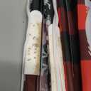 Ivenf Christmas Decorations Outdoor Yard Front Porch Sign Set, Red Black Buffalo Plaid Door Banner, Hanging Merry Christmas Decorations for Home, Indoor Outdoor Xmas Decor Wall Front Door Yard Garage