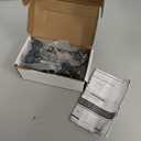 Key Lockable Two-Sided Gate Latch for Outdoor Fence, Operates 2 Side of The Gate for Square Frame Post, Rustproof Fence Latch Gate Lock for Metal, Wood, Vinyl Fence Gates, Gate Hardware, Black Finish