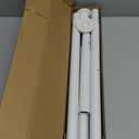 ALLZONE Shower Curtain Rod Tension No Drill, 42-83 Inches, Heavy Duty Tension Curtain Rod, Rustproof Shower Rods for Bathroom, Adjustable Spring Tension Rods for Windows, White